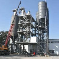 幹粉砂漿生産線現場安裝