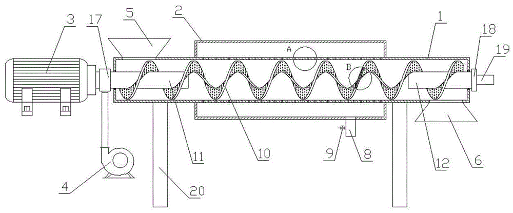 無軸螺旋輸送機